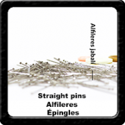 Straight pins nuvol